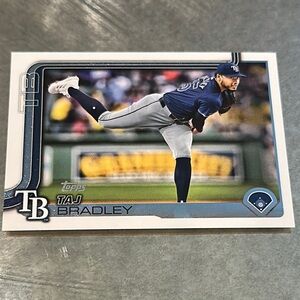 Topps Card Featuring Blue and Gray Uniform